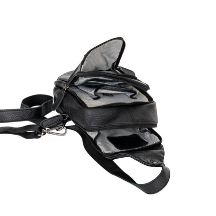 Leather Sling Bag Black Auckland