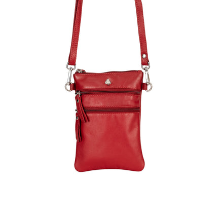 Leather Sling Bag Kempsey - Red GW196625RED