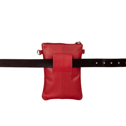 Leather Sling Bag Kempsey - Red GW196625RED