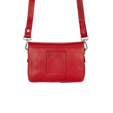 Leather Mobile Bag GW6814 Red