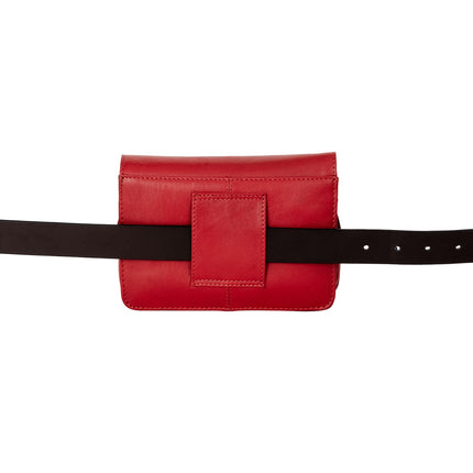 Leather Mobile Bag GW6814 Red