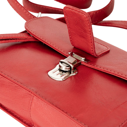 Leather Mobile Bag GW6814 Red