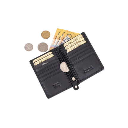Credit Debit Leather Card Holder Freya - GW8001BLK