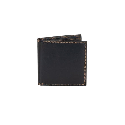 Greenwood Leather “Auckland” Men’s Bifold RFID Wallet – Genuine Leather Slim Wallet with Gift Box