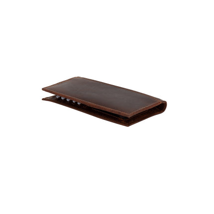 Greenwood Leather “Monroe” Ladies’ Long Leather Wallet – Rodeo Style Checkbook Wallet with RFID Protection
