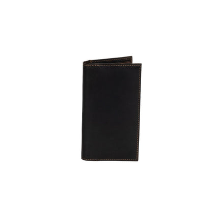 Greenwood Leather “Monroe” Ladies’ Long Leather Wallet – Rodeo Style Checkbook Wallet with RFID Protection