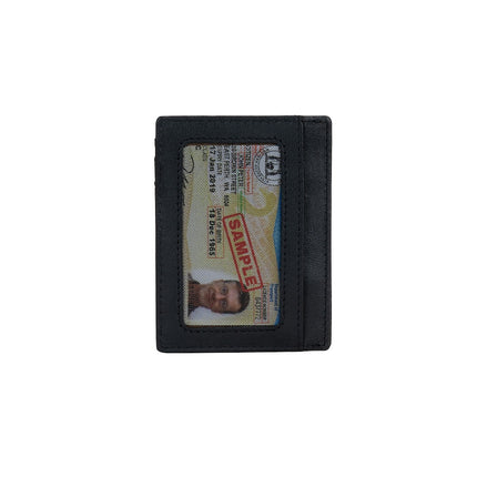 Leather Card Holder - GWCC01BLK (Quantity: 5 Pieces per Pack)