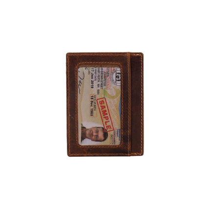 Leather Card Holder - GWCC01SAN (Quantity: 5 Pieces per Pack)