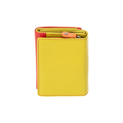 Leather Small Zip Wallet Viola
