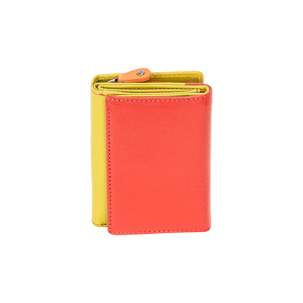 Leather Small Zip Wallet Viola