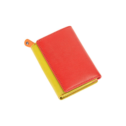 Leather Small Zip Wallet Viola