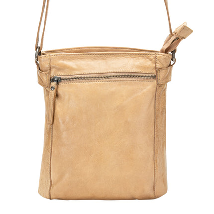Leather Shoulder Bag 'Isalie' - Beige GW6843BEG