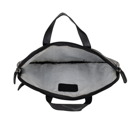 Leather Laptop Sleeve - MacBook Pro/Air 13 / 15 / 16 inch sleeve with Strap - Montreal Black