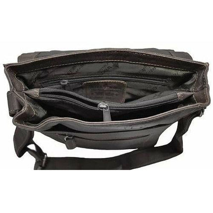 Leather Shoulder Bag - Torquay - Greenwood Leather