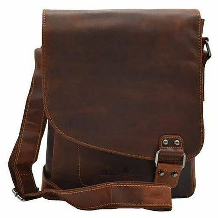 Leather Shoulder Bag - Torquay - Greenwood Leather
