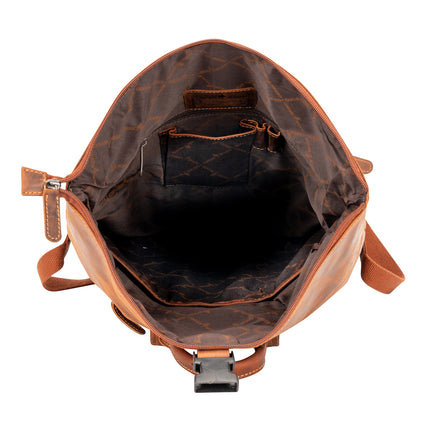 Leather Backpack Oscar - Sandal BP014SAN