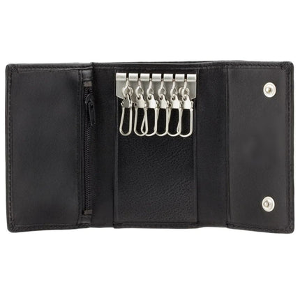 Leather Key Case Black Corey - Leather Greenwood Bag | The Greenwood Leather Online Shop Australia