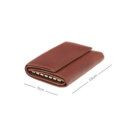 Leather Key Case Cognac Corey - Greenwood Leather