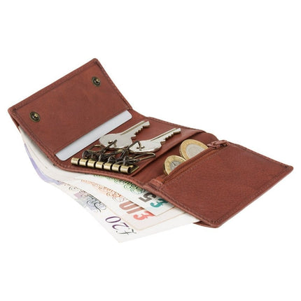Leather Key Case Cognac Corey - Greenwood Leather
